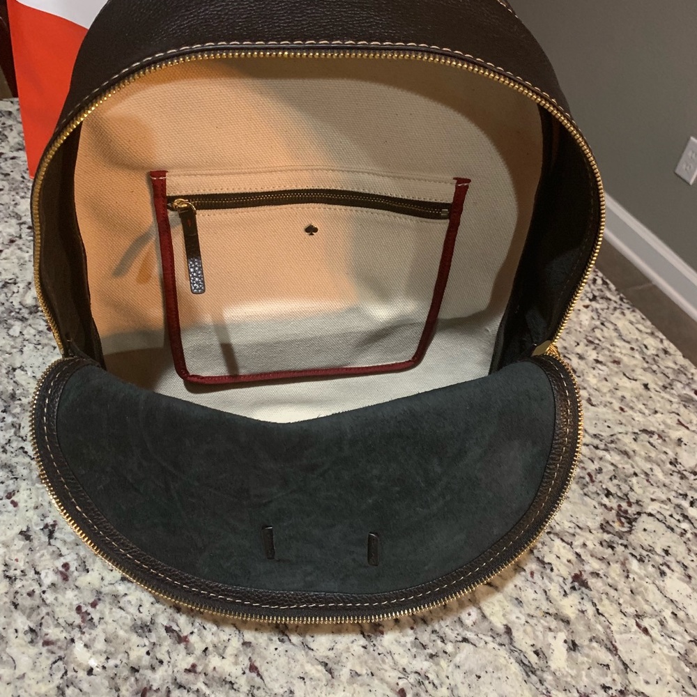 NWT Authentic Kate Spade Emily Leather Backpack - Picture 4 of 8